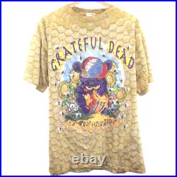 Q203 Vintage Grateful Dead Honey Bear Shirt Tee Single Stitch All Over Print XL