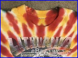 RARE 1992 Lithuania Basketball T-Shirt Grateful Dead