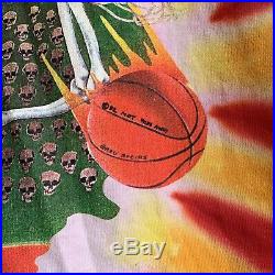 RARE 1992 Lithuania Basketball T-Shirt Grateful Dead Liquid Blue L Greg Speirs