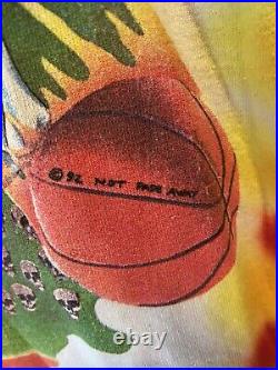 RARE! 1992 Vintage Lithuania Basketball Tee Grateful Dead T Shirt Tie Dye XL