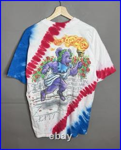 RARE 1996 Grateful Dead Deadcathlon Tie Dye Shirt Size L