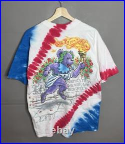RARE 1996 Grateful Dead Deadcathlon Tie Dye Shirt Size L