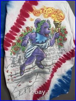 RARE 1996 Grateful Dead Deadcathlon Tie Dye Shirt Size L