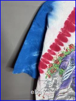 RARE 1996 Grateful Dead Deadcathlon Tie Dye Shirt Size L