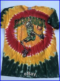RARE 1996 Lithuania Basketball T-Shirt Grateful Dead Liquid Blue Sz XXL NEW