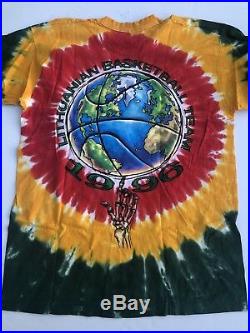 RARE 1996 Lithuania Basketball T-Shirt Grateful Dead Liquid Blue Sz XXL NEW