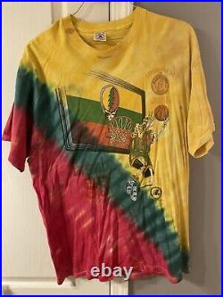 RARE 1996 Vintage Grateful Dead Lithuania Olympic T-Shirt online ceramics tee