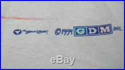 RARE 2-Sided 1994 GRATEFUL DEAD Hockey Bears Shawn Kenney Tie-Dye Shirt LRG AOP