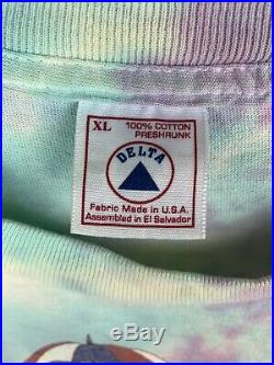 RARE Authentic Vintage Single Stitch 90s Grateful Dead Tie Dye Band T-Shirt 1994