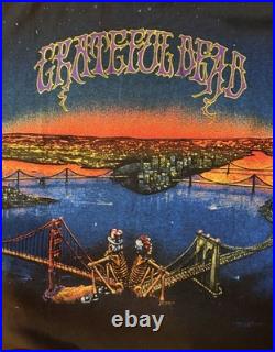 RARE NOS VTG 1990 Grateful DEAD SET Album Bridge Shirt Wild Oats XL Garcia Weir