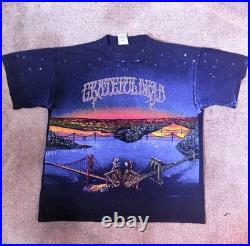 RARE NOS VTG 1990 Grateful DEAD SET Album Bridge Shirt Wild Oats XL Garcia Weir