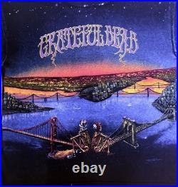 RARE NOS VTG 1990 Grateful DEAD SET Album Bridge Shirt Wild Oats XL Garcia Weir