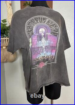 RARE Vintage 1990/91 Grateful Dead, Sisters Of Mercy Misprint T-shirt