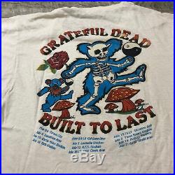 RARE Vintage 1990 Grateful Dead 1990 Summer Tour DISTRESSED Graphic Shirt XL