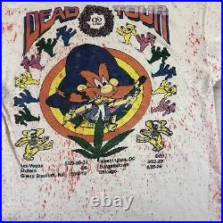 RARE Vintage 1992 Grateful Dead Dancing Skeletons T-Shirt Size XLarge