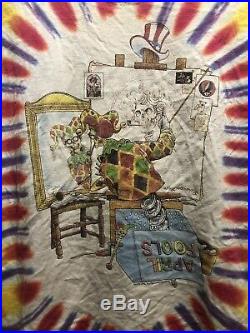 RARE Vintage 1996 Grateful Dead April Fools Wayne Damage T Shirt Size L