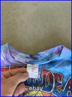 RARE Vintage AOP Grateful Dead Summer Tour 1994 Tie-Dye XL T-Shirt Music