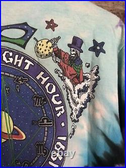 RARE Vintage Grateful Dead Midnight Hour New Year Shirt Single Stitch XL
