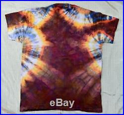 Rare 1977 Ed Donohue Spring From Night Grateful Dead Tie Dye T-shirt-large