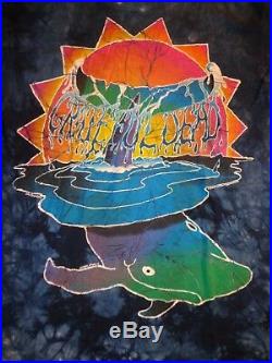 Rare Authentic vintage Grateful Dead 1994 Whale/sunset tie dye t-shirt Large