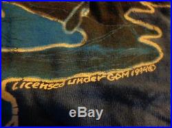Rare Authentic vintage Grateful Dead 1994 Whale/sunset tie dye t-shirt Large