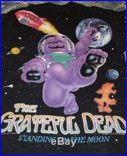 Rare Brand New Grateful Dead 1995 Cosmic Charlie Standing On The Moon T-Shirt XL