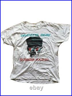 Rare Grateful Dead Tour Shirt Summer 1987 Original Concert Vtg Vintage