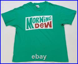 Rare VTG Grateful Dead Morning Dew Song Bootleg T Shirt 90s Rock Band Green XL