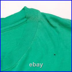 Rare VTG Grateful Dead Morning Dew Song Bootleg T Shirt 90s Rock Band Green XL