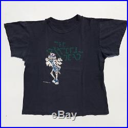 Rare Vintage 1977 Grateful Dead Concert Tour T-Shirt Size M/L By Round Reels