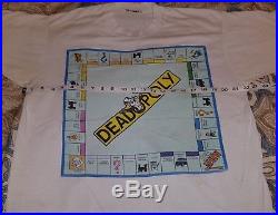 Rare Vintage 1988 Tour Deadopoly The Game Of Dance Grateful Dead Shirt XL