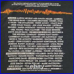 Rare Vintage 1989 Grateful Dead Earthquake Relief Staff Shirt Men XL BILL GRAHAM