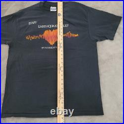 Rare Vintage 1989 Grateful Dead Earthquake Relief Staff Shirt Men XL BILL GRAHAM