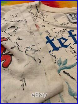 Rare Vintage 1991 Grateful Dead All Over Print Shirt XL Wild Oats Single Stitch