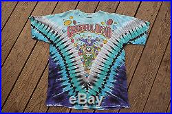 Rare Vintage 1991 Grateful Dead Las Vegas Collectible Tie Dye T-shirt Men's XL
