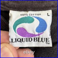 Rare Vintage 1993 Liquid Blue Grateful Dead Aoxomoxoa Band Tee Tshirt Large