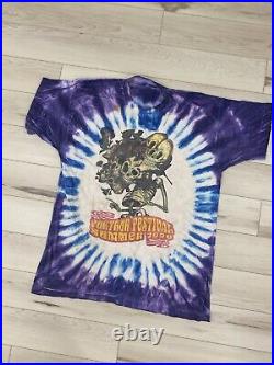 Rare Vintage 1996 T Shirt XL Further Festival Tee Grateful Dead Tie Dye