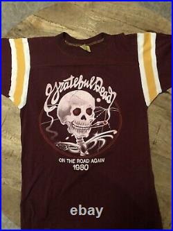 Rare Vintage Grateful Dead 1980 On The Road Again Kelly Mouse T-Shirt Jersey