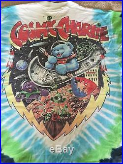 Rare. Vintage Grateful Dead Cosmic Charlie S/s Concert Tour T-shirt Tye Dye