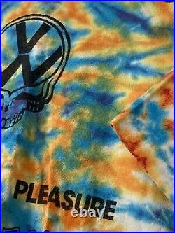 Rare Vintage Grateful Dead Dark Starvergnugen Tie Dye Shirt Size Large