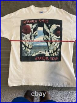 Rare Vintage Grateful Dead Infrared Roses Graphic T-shirt Sz XL Single Stitch
