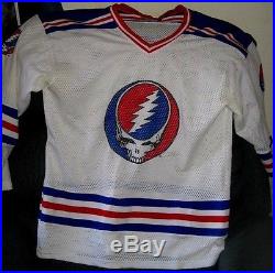 Rare Vintage Grateful Dead Jerry Garcia Hockey Shirt Great Xmas Gift