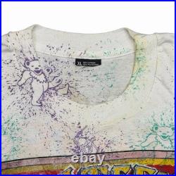 Rare Vintage Grateful Dead Tour T-shirt Without A Net 1991 AOP XL Grail HTF