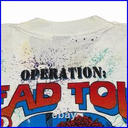 Rare Vintage Grateful Dead Tour T-shirt Without A Net 1991 AOP XL Grail HTF