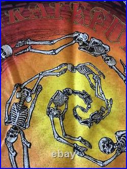 Rare Vintage Grateful Dead Wild Oats Large T-Shirt Spiral Skeletons NICE! SS