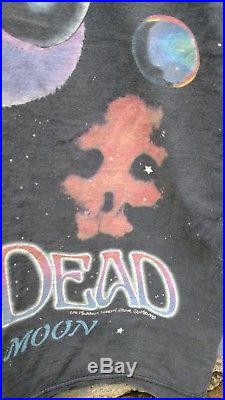 Rare Vintage Original Grateful Dead 1995 Dancing Bear Shirt XL Space Moon SYF