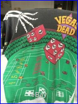 Rare Vtg 1992 Grateful Dead Las Vegas Liquid Blue USA XL T Shirt Deadstock