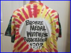 Rare Vtg Grateful Dead 1992 Lithuanian Basketball T Shirt Olympics Hipster XL