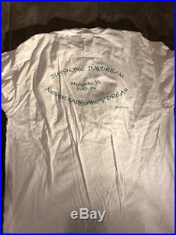 Rare Vtg Grateful Dead Highgate 1994 T Shirt Vermont Tour Jerry Garcia Xl