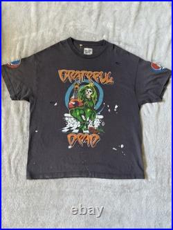 Rare brown Grateful Dead x Gallery Dept tee- Abstract, Distressed Grail